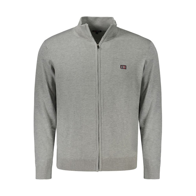 Norway 1963 Blu Poliammide Uomo Cardigan