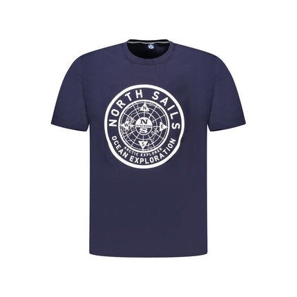 North Sails Blue Cotton Men's T-Shirt