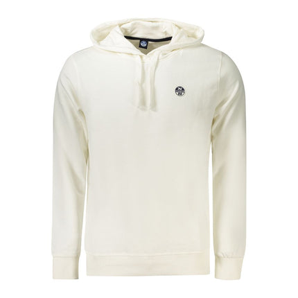 North Sails White Cotton Men's Hooded Sweatshirt