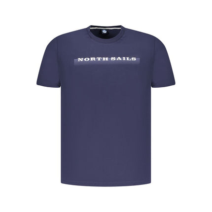 North Sails Blue Cotton Men's T-Shirt