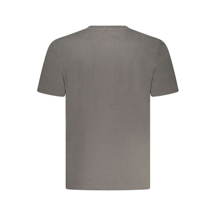 Wrangler Black Cotton Men T-Shirt