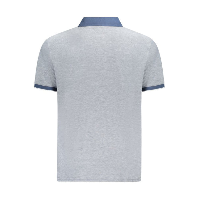 Timberland Blue Cotton Men Polo Shirt