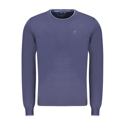 North Sails Blue Cotton Men's Sweater