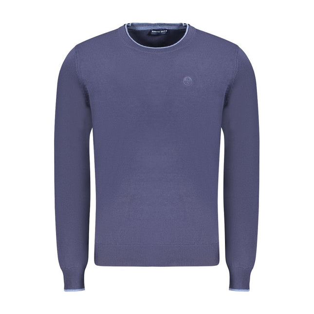 North Sails Blue Cotton Men's Sweater