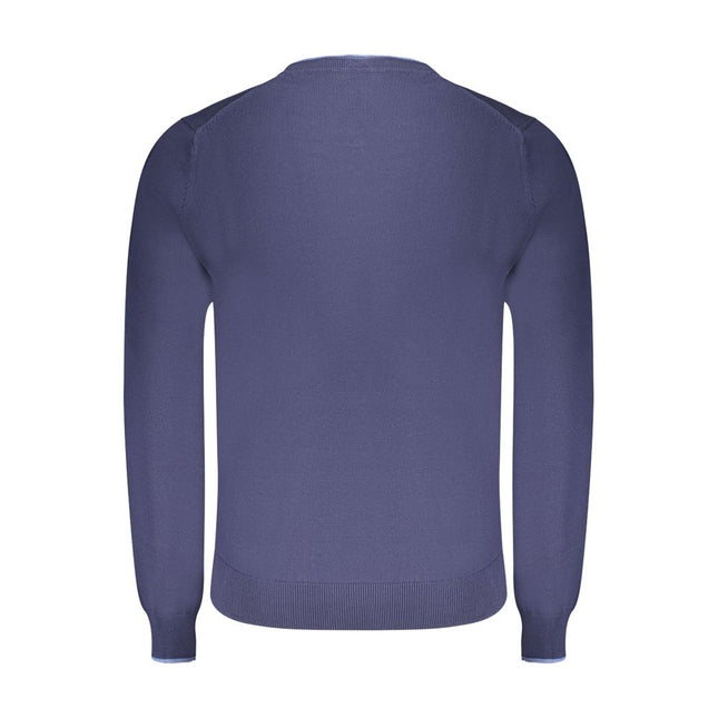 North Sails Blue Cotton Men's Sweater
