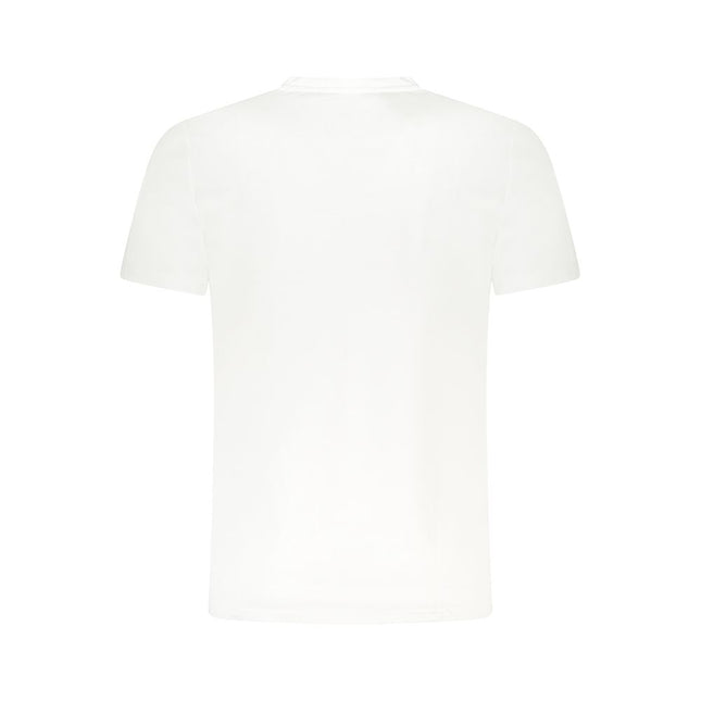 Cavalli Class Bianco Cotton Men T-Shirt