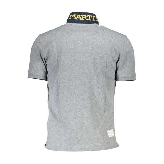 La Martina Grigio Cotton Men Polo
