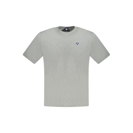 North Sails Grigio Cotton Men T-Shirt