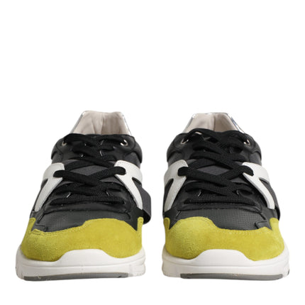 Dolce & Gabbana Multicolor Lace Up Low Top Men Sneakers Shoes