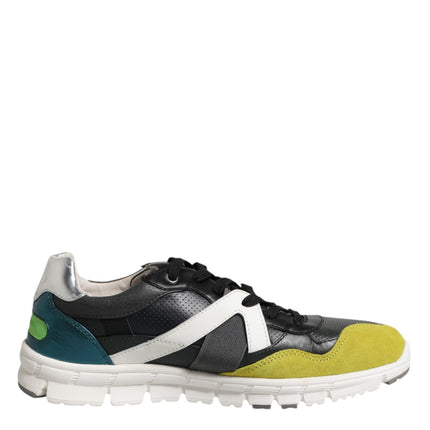 Dolce & Gabbana Multicolor Lace Up Low Top Men Sneakers Shoes