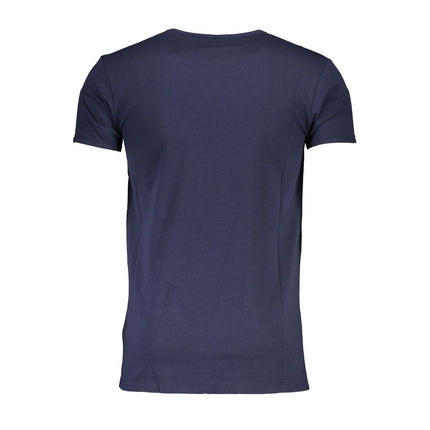 Cavalli Class Blue Cotton Men's T-Shirt