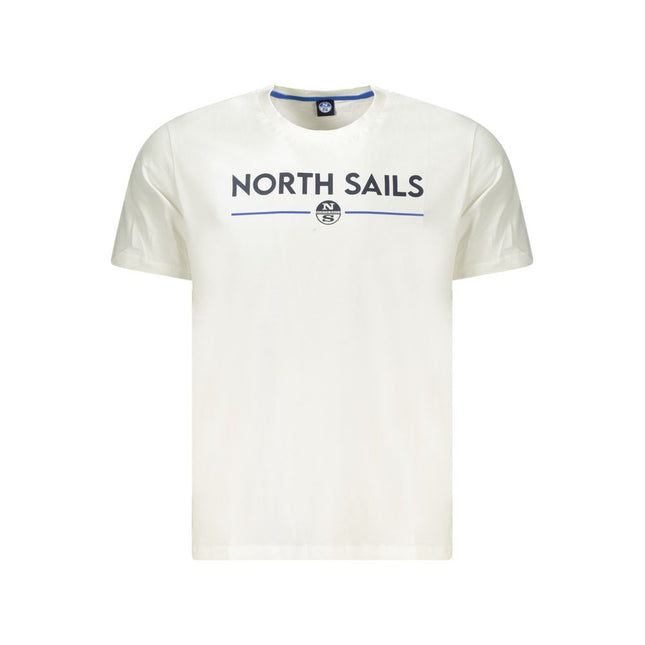 North Sails Bianco Cotton Men T-Shirt