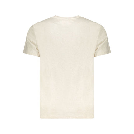 Tommy Hilfiger Beige Cotton Men's T-Shirt