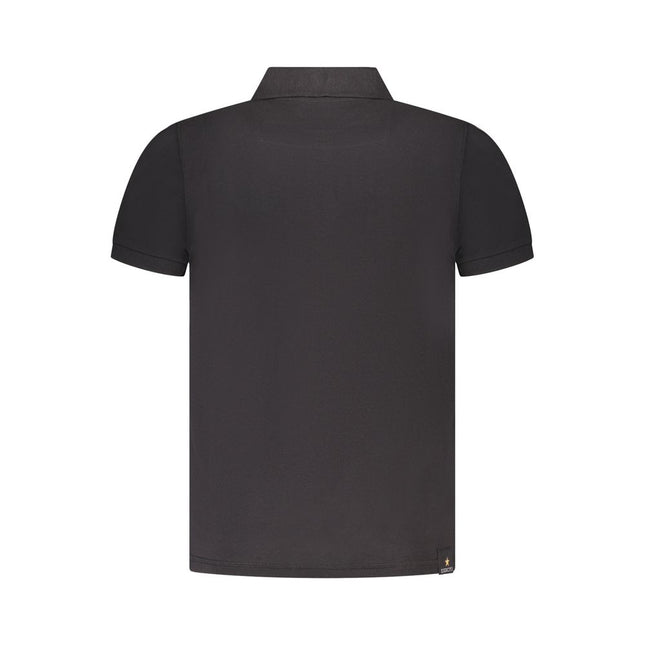 Accademia Militare Black Cotton Men Polo