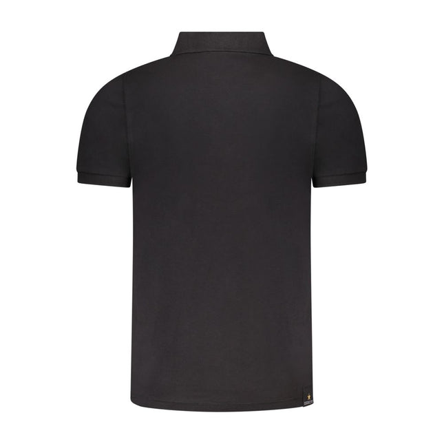 Accademia Militare Black Cotton Men's Polo Shirt Accademia Militare