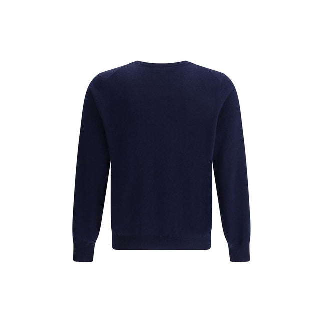 Brunello Cucinelli Blue Cashmere Sweater