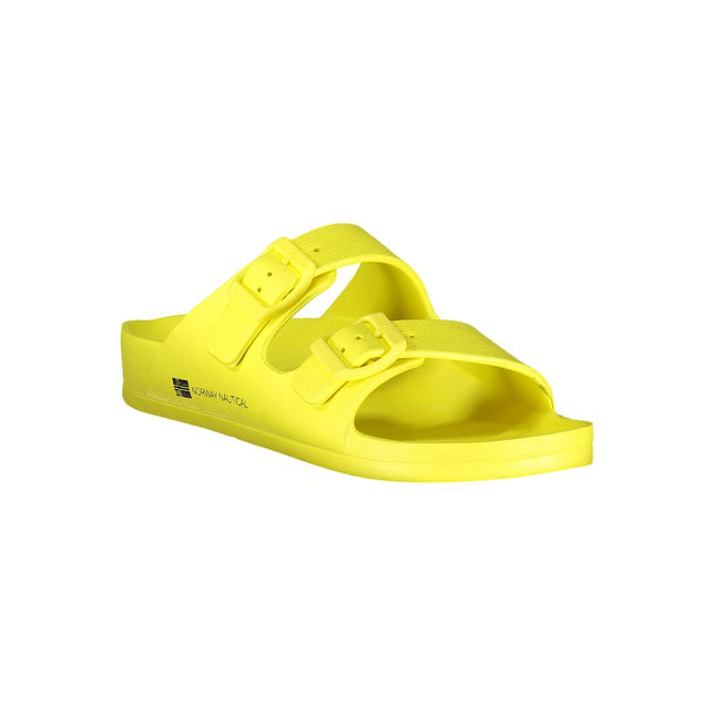Norway 1963 Giallo Plastica Women Ciabatta