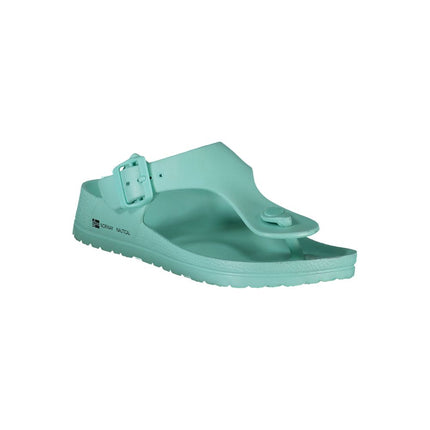 Norway 1963 Azzurro Plastica Women Ciabatta