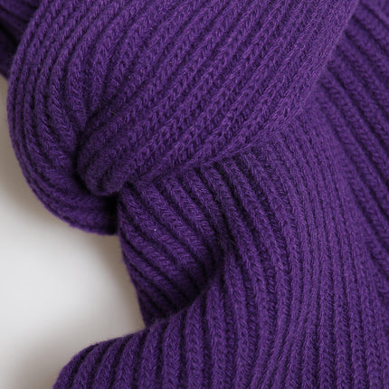 Dolce & Gabbana Purple DG Logo Neck Warmer Wrap Shawl Scarf