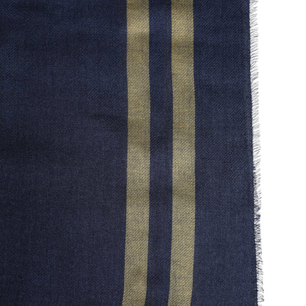 Dolce & Gabbana Blue Cashmere Neck Warmer Wrap Shawl Scarf