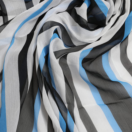 Dolce & Gabbana Multicolor Striped Neck Warmer Wrap Scarf