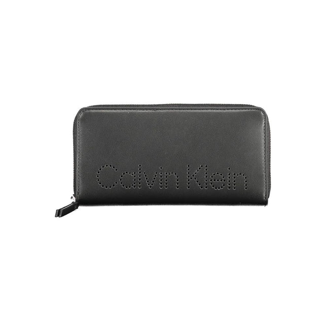 Calvin Klein Black Polyurethane Women Wallet Calvin Klein