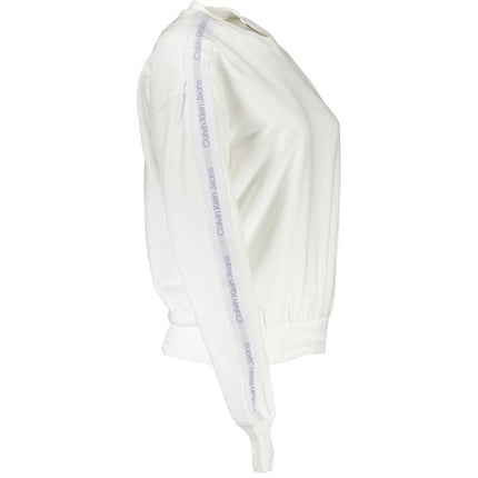 Calvin Klein White Cotton Women Sweatshirt
