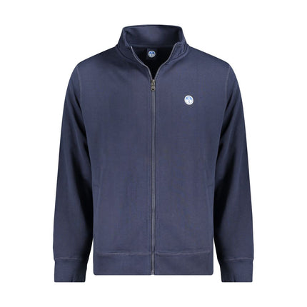 North Sails Blue Cotton Male Sweatshirt