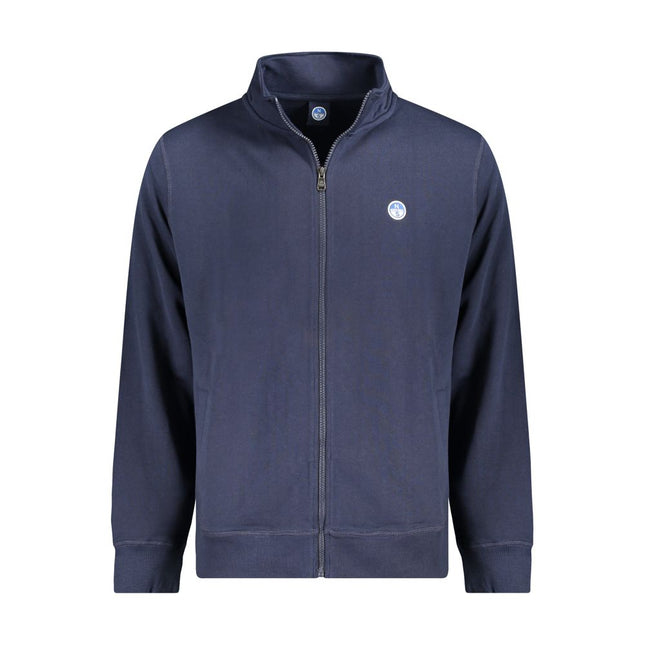 North Sails Blue Cotton Male Sweatshirt