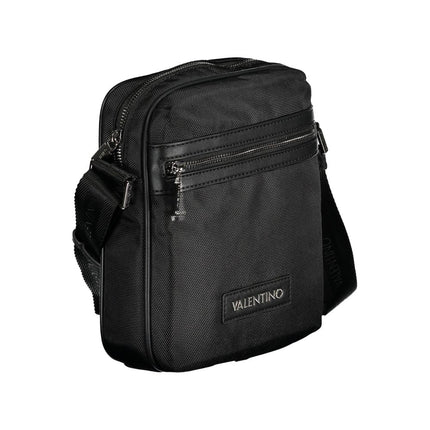 Mario Valentino Black Fabric Men's Shoulder Bag