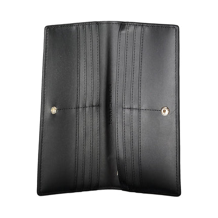 Tommy Hilfiger Black Polyurethane Women Wallet