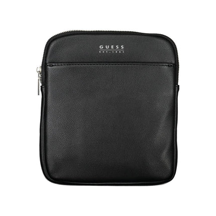 Guess Jeans Nero Poliuretano Men Shoulder Bag