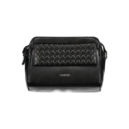 Calvin Klein Black Polyester Women Shoulder Bag