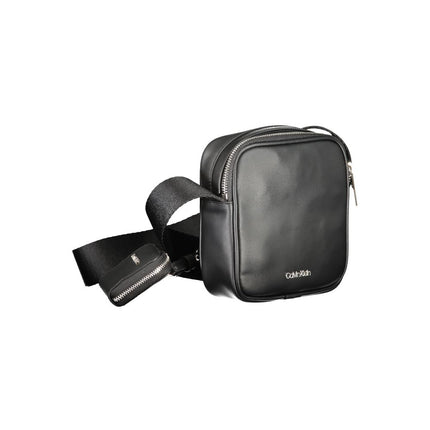 Calvin Klein Black Polyurethane Men Shoulder Bag