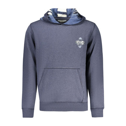 Guess Jeans Blue Cotton Men's Hoodie
