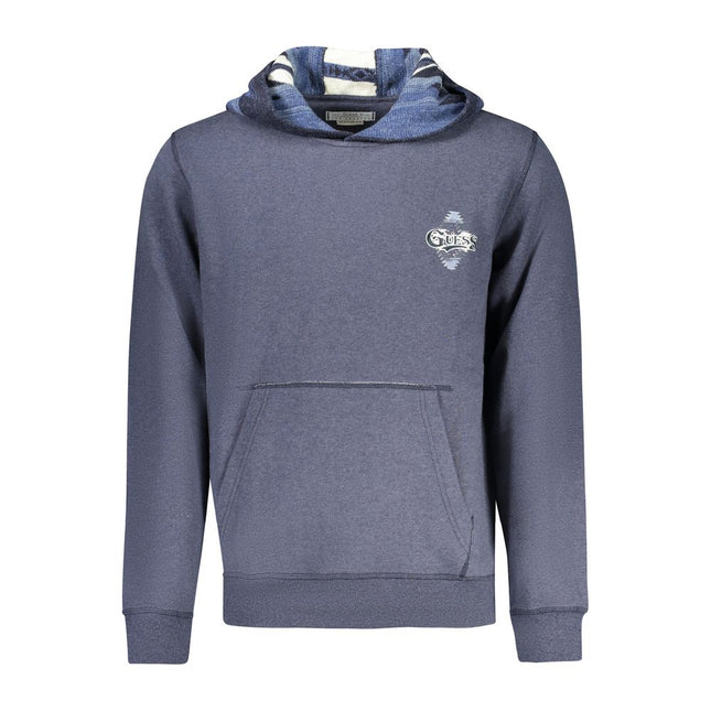 Guess Jeans Blue Cotton Men's Hoodie