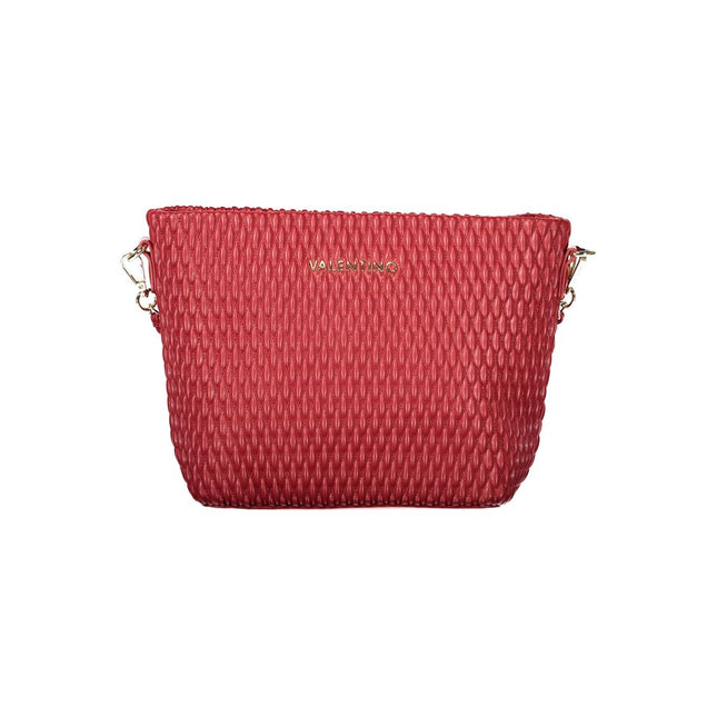 Mario Valentino Rosso Polyurethane Women's Bag with Removable Shoulder Strap Mario Valentino