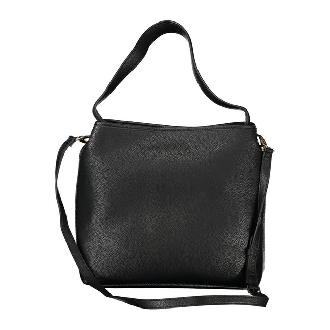 Mario Valentino Black Polyurethane Women's Bag
