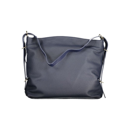 Mario Valentino Blue Poliuretano Women's Bag with Shoulder Handle