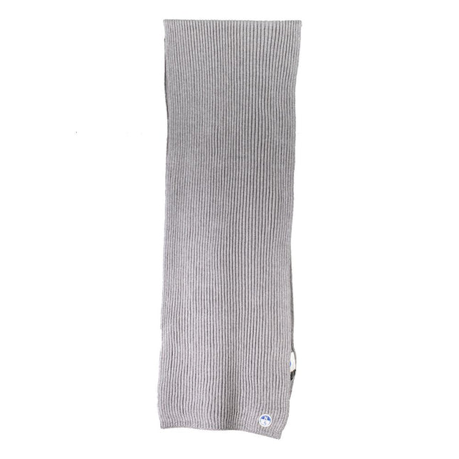 North Sails Grigio Cotton Men Scarf North Sails