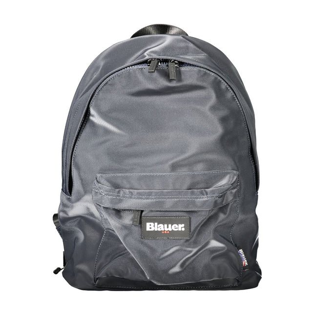 Blauer Blue Polyester Men's Backpack Blauer