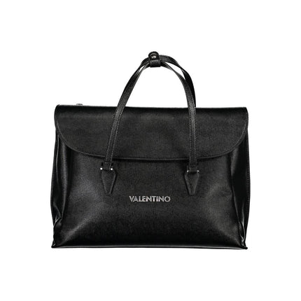 Mario Valentino Black Polyurethane Women's Bag