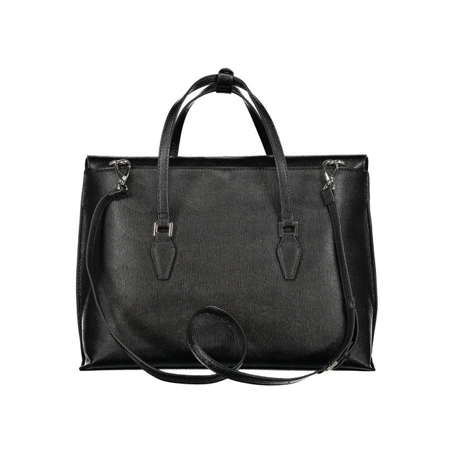 Mario Valentino Black Polyurethane Women's Bag