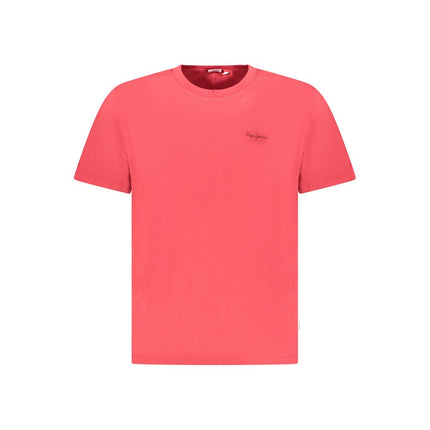 Pepe Jeans Rosso Cotton Men T-Shirt