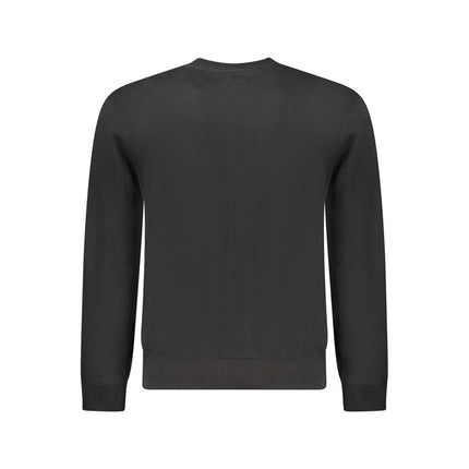Guess Jeans Black Cotton Men Sweatshirt