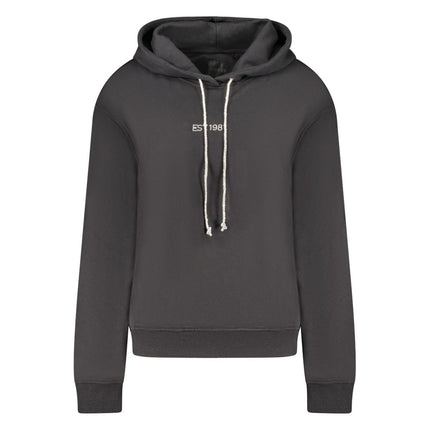 Guess Jeans Black Cotton Women Sweatshirt