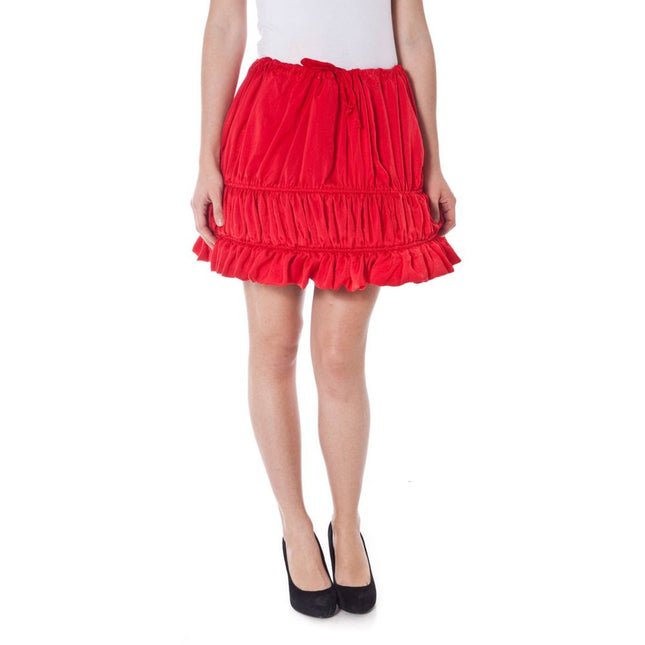 Denny Rose Red Polyester Women Skirt Denny Rose