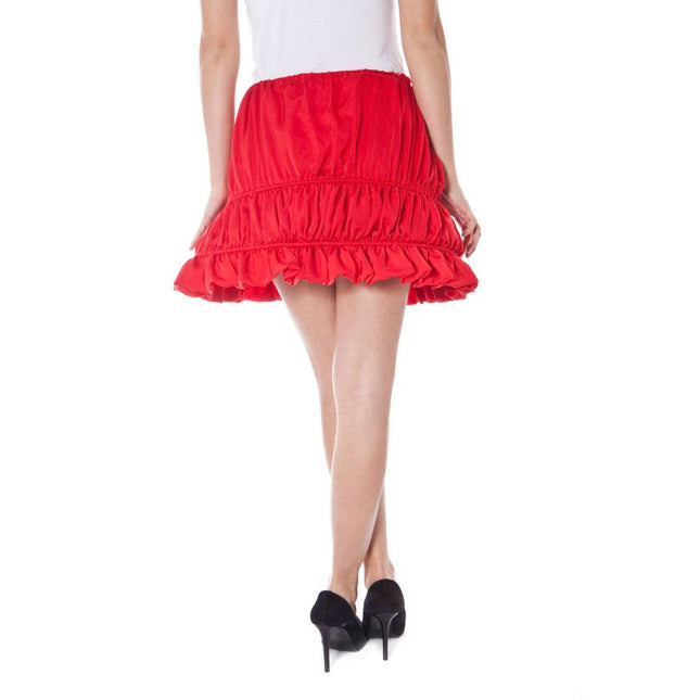 Denny Rose Red Polyester Women Skirt Denny Rose