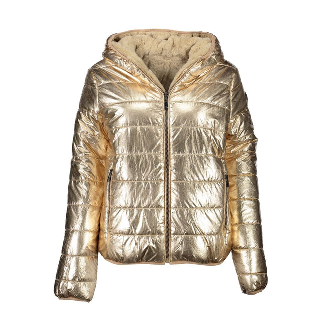 U.S. POLO ASSN. Gold Nylon Women's Jacket U.S. POLO ASSN.