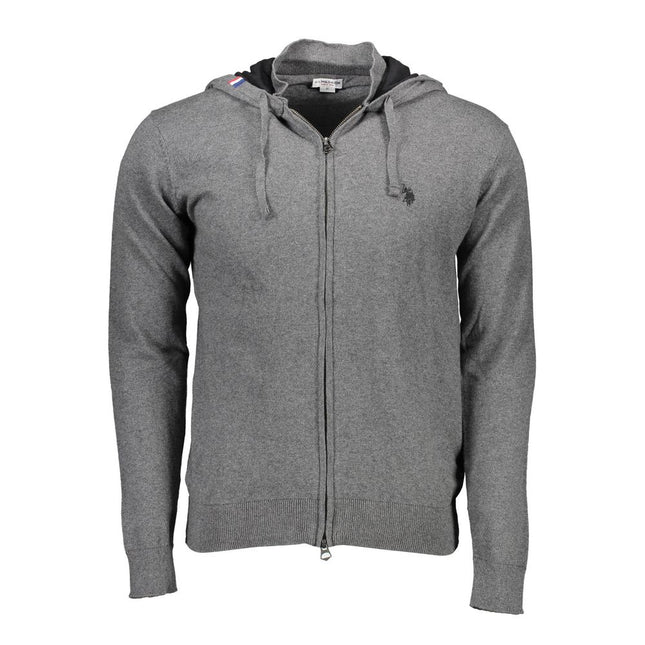 U.S. POLO ASSN. Gray Cotton Men's Sweater U.S. POLO ASSN.